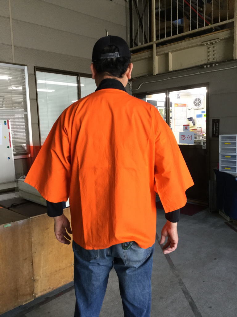 祭り法被(オレンジ)