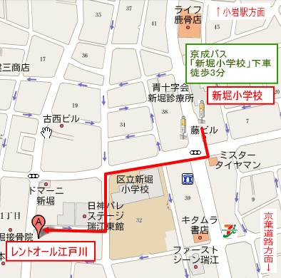 詳細地図（京成バス）