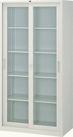 ガラス書庫引戸（事務用品）