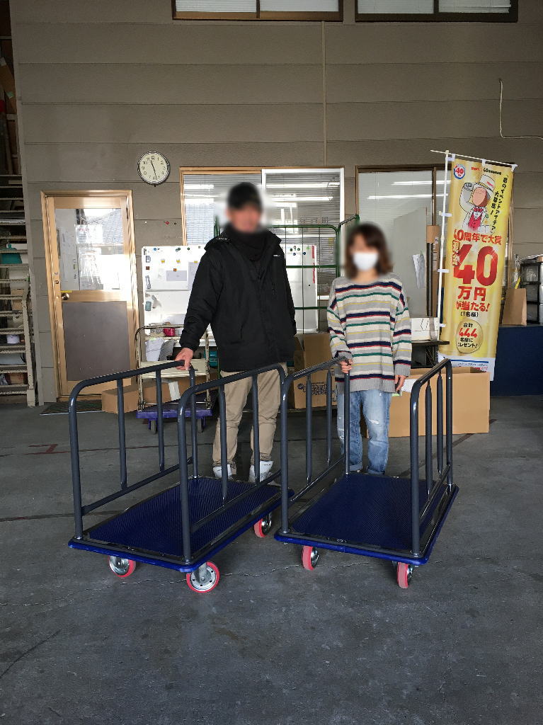 サイド付き台車