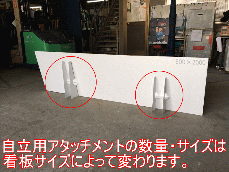 足元看板