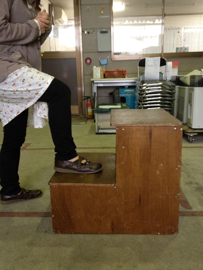 木製ステップ